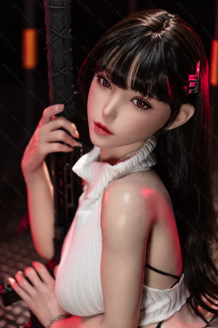 155cm (5ft1) E罩杯 輕量化 矽膠 性愛娃娃, ROS 头部 Violet